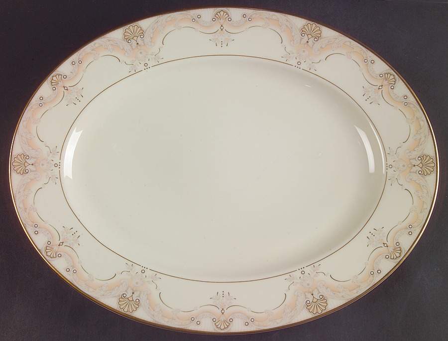 Richelieu Court 13" Oval Serving Platter by Lenox-1