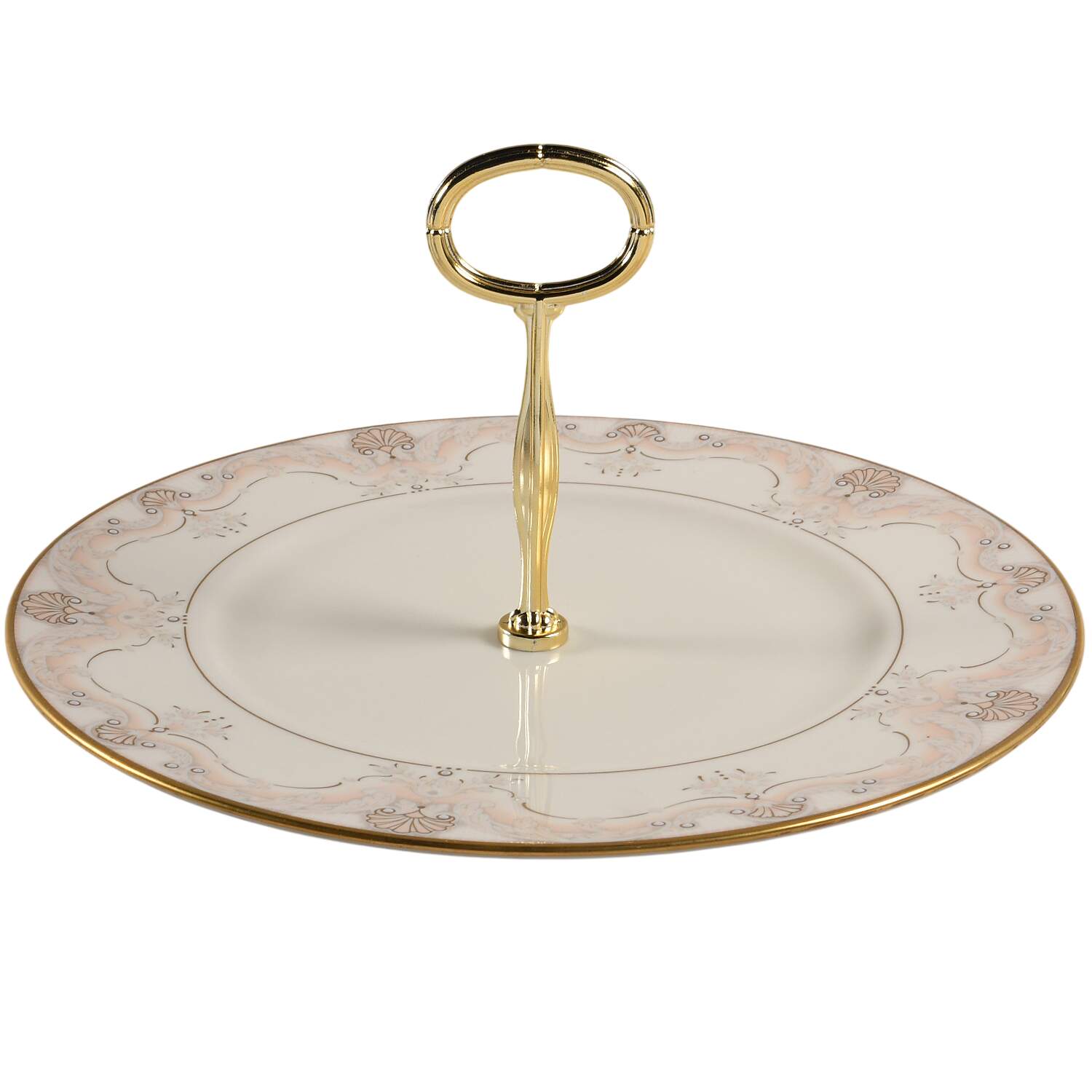 Richelieu Court Round Serving Plate with Center Handle (Dp) Hc by Lenox-1