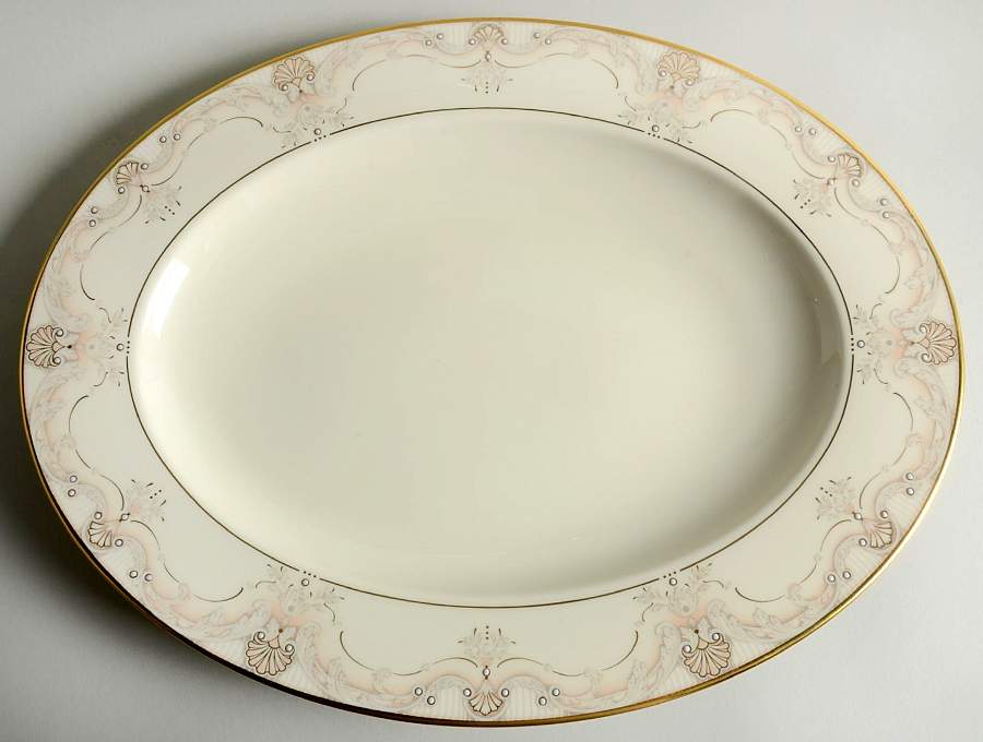 Richelieu Court 15" Oval Serving Platter by Lenox-1