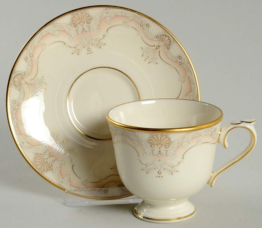 Richelieu Court Footed Demitasse Cup & Saucer Set by Lenox-1
