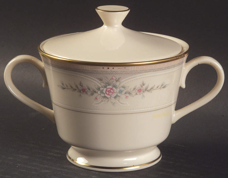 Riverdale Sugar Bowl & Lid by Lenox-1