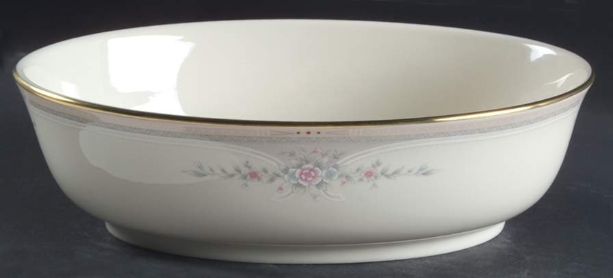 Riverdale 9" Oval Vegetable Bowl by Lenox-1