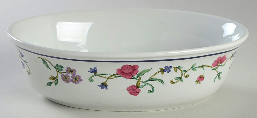 Rose Garden 9" Oval Vegetable Bowl by Lenox-1