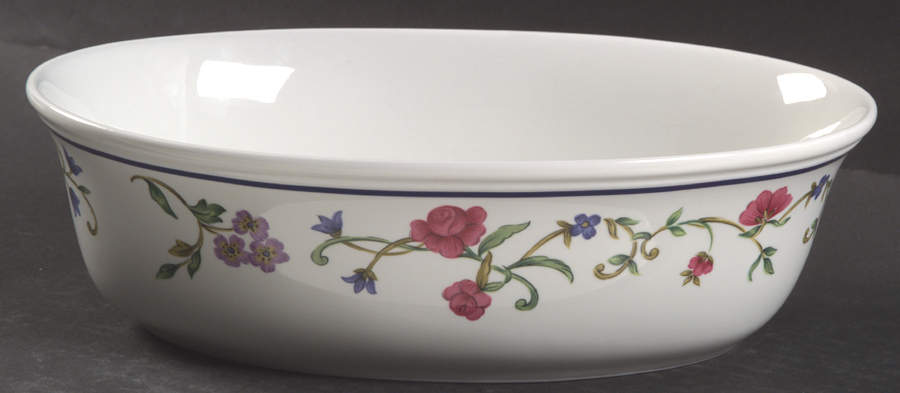 Rose Garden 9" Oval Vegetable Bowl by Lenox-1