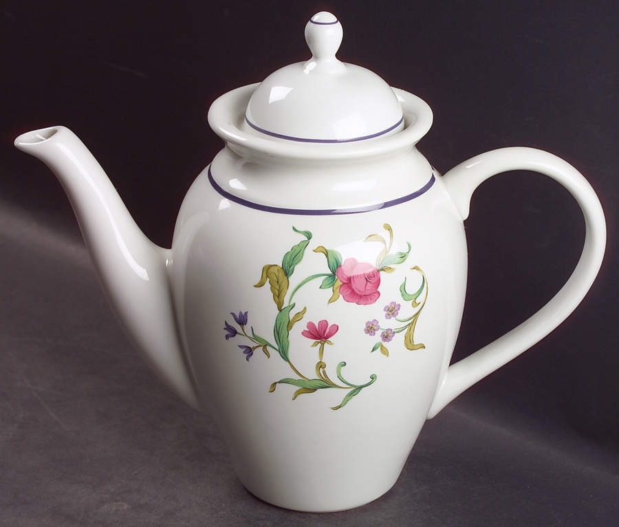 Rose Garden Coffee Pot & Lid by Lenox-1