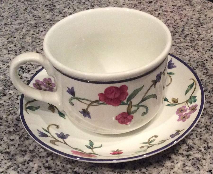 Rose Garden Breakfast Cup & Saucer Set by Lenox-1