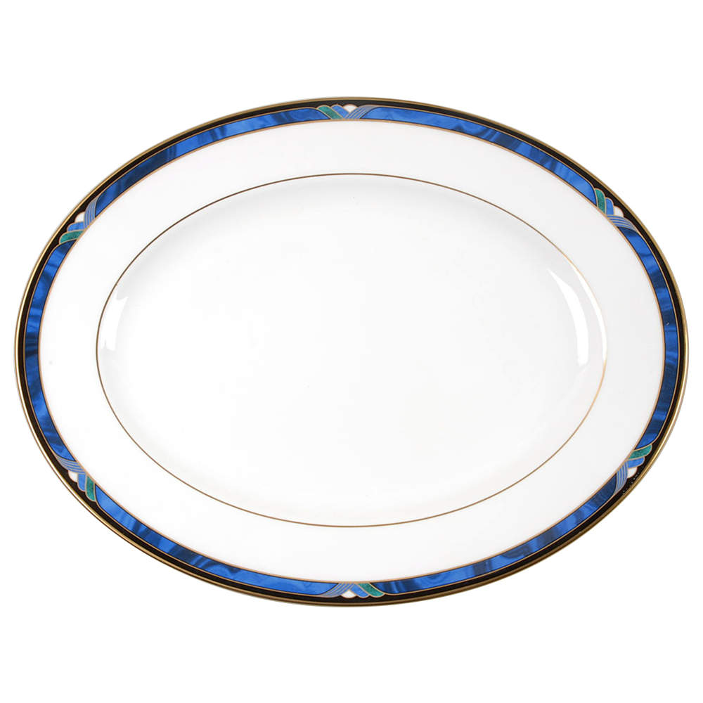 Royal Kelly 13" Oval Serving Platter by Lenox-1