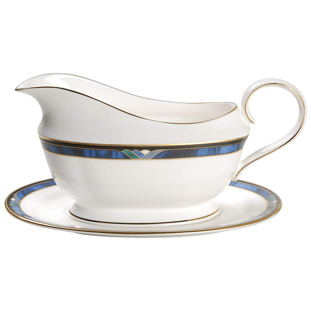 Royal Kelly Gravy Boat & Underplate by Lenox-1