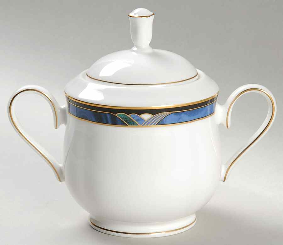Royal Kelly Sugar Bowl & Lid by Lenox-1