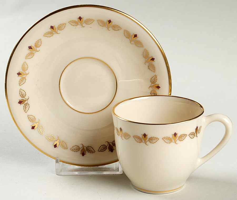 Romance Flat Demitasse Cup & Saucer Set by Lenox-1