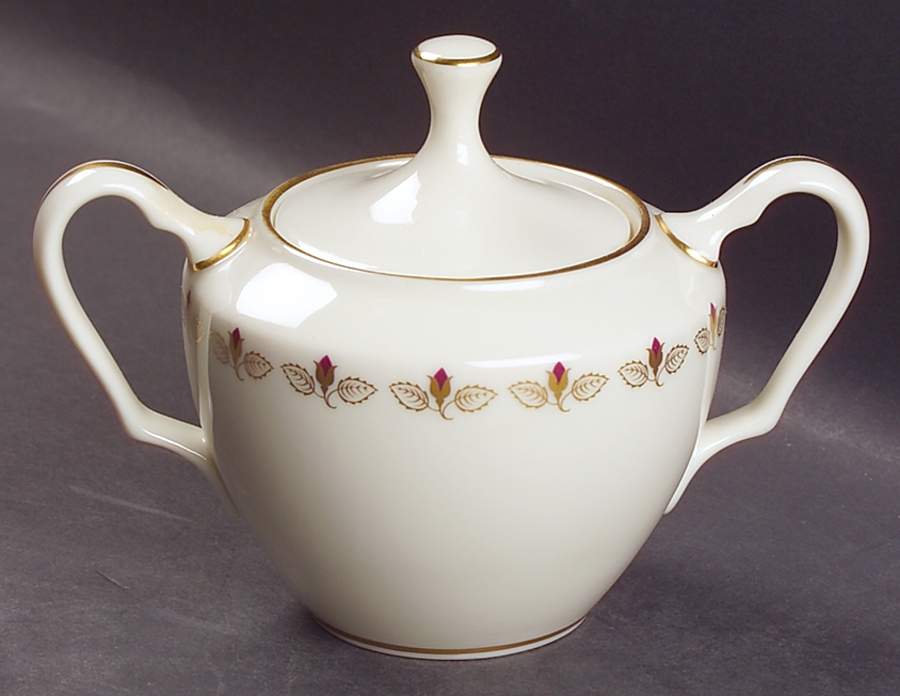 Romance Sugar Bowl & Lid by Lenox-1