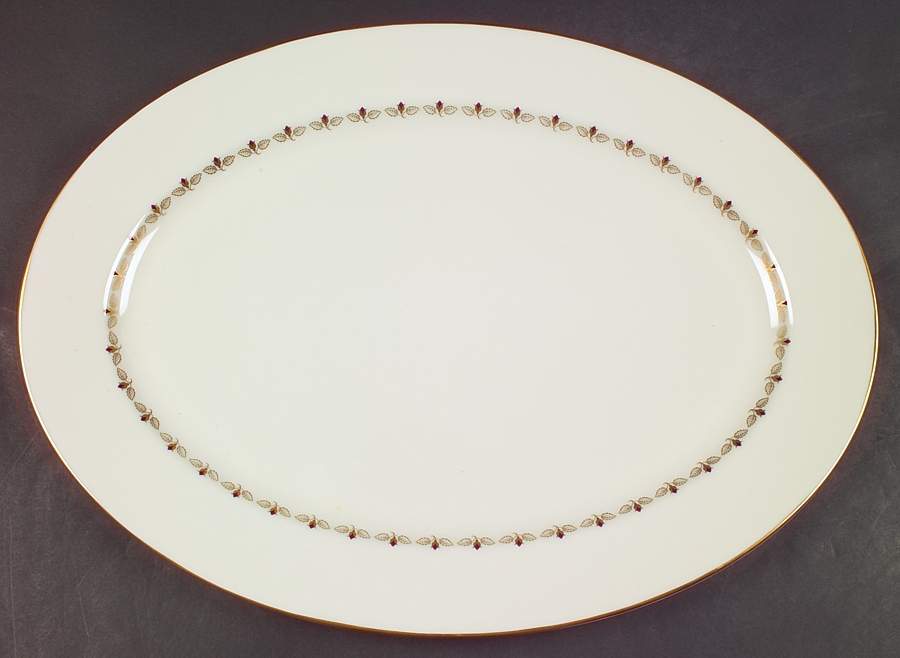 Romance 16" Oval Serving Platter by Lenox-1