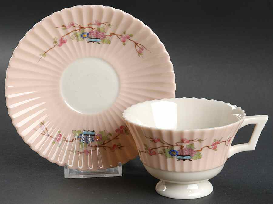 Romance Footed Cup & Saucer Set by Lenox-1