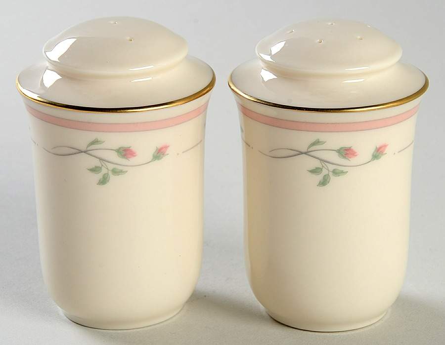 Rose Manor Pink Salt & Pepper Set by Lenox-1