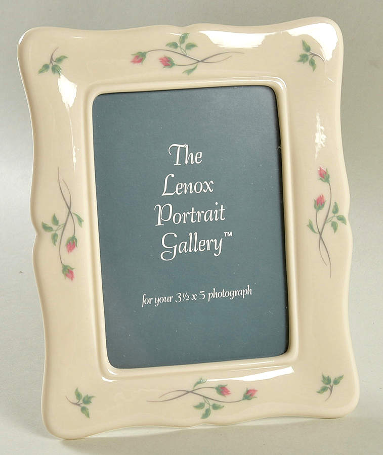 Rose Manor Pink Frame Holds 3 1/2" X 5" by Lenox-1