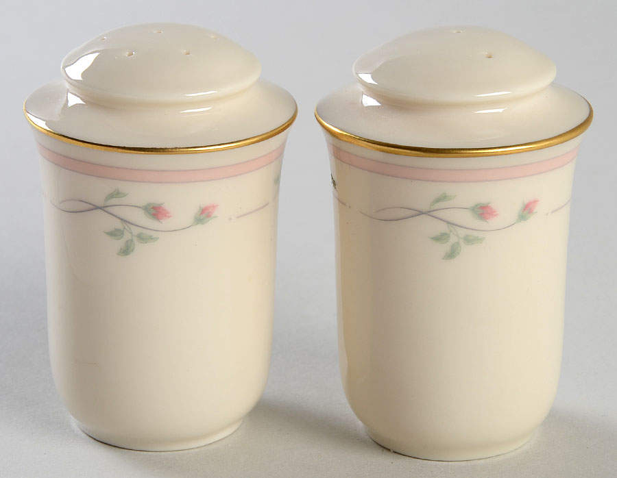 Rose Manor Pink Salt & Pepper Set by Lenox-1