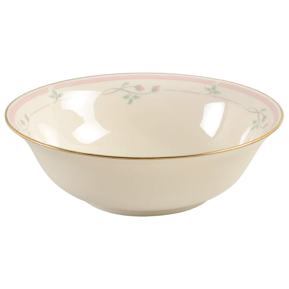 Rose Manor Pink 9" Salad Serving Bowl by Lenox-1