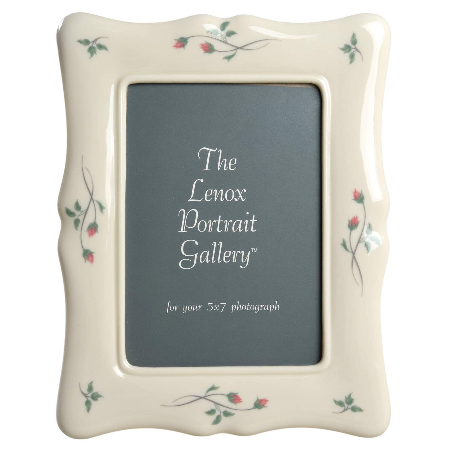 Rose Manor Pink Frame-Holds 5" X 7" by Lenox-1