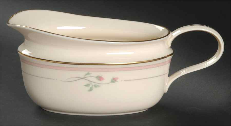 Rose Manor Pink Gravy Boat by Lenox-1
