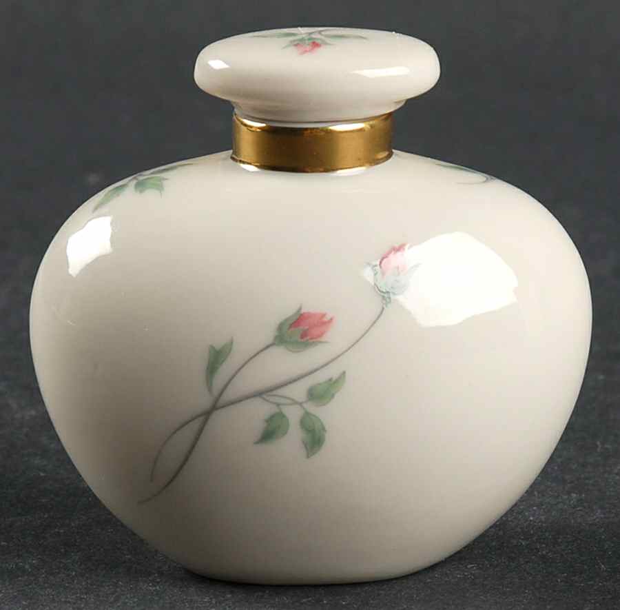 Rose Manor Pink Perfume Bottle with Stopper by Lenox-1