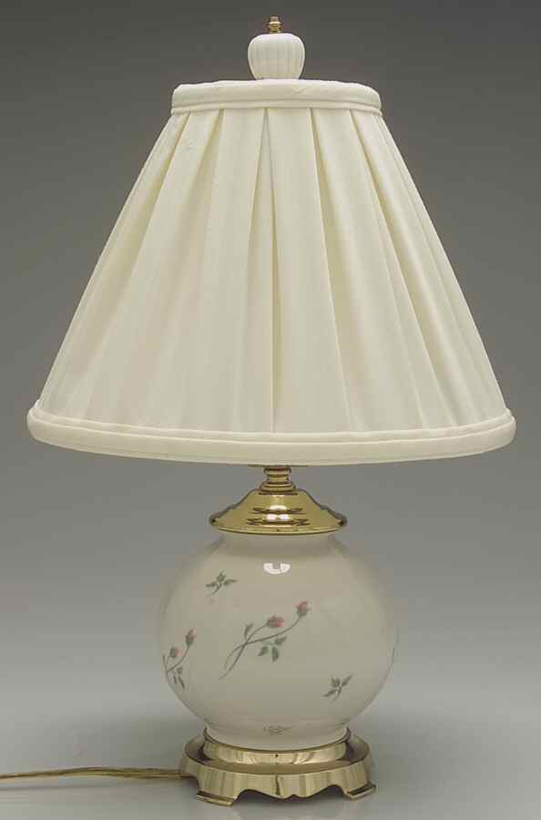 Rose Manor Pink 16" Lamp Electric & Shade by Lenox-1