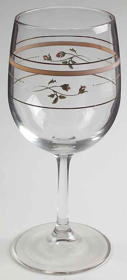 Rose Manor Pink 10 Oz Glassware Goblet by Lenox-1