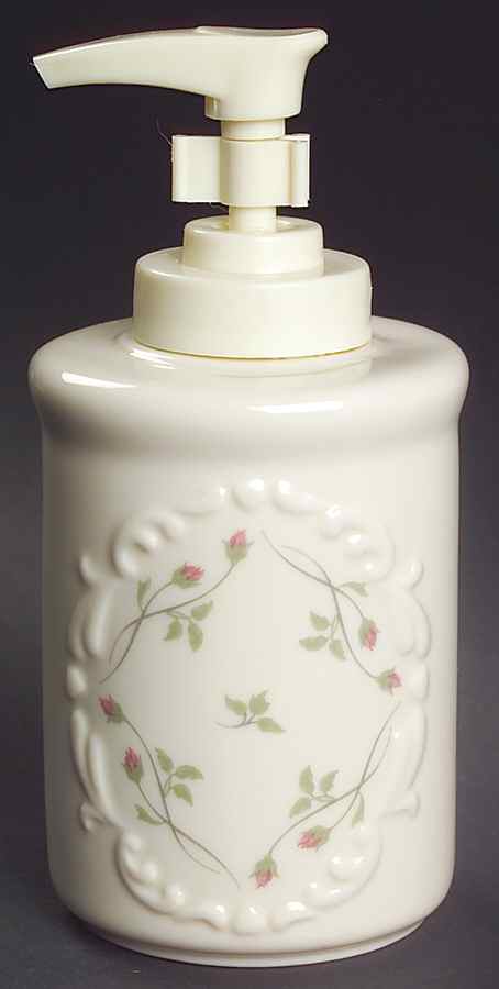 Rose Manor Pink Soap Dispenser by Lenox-1