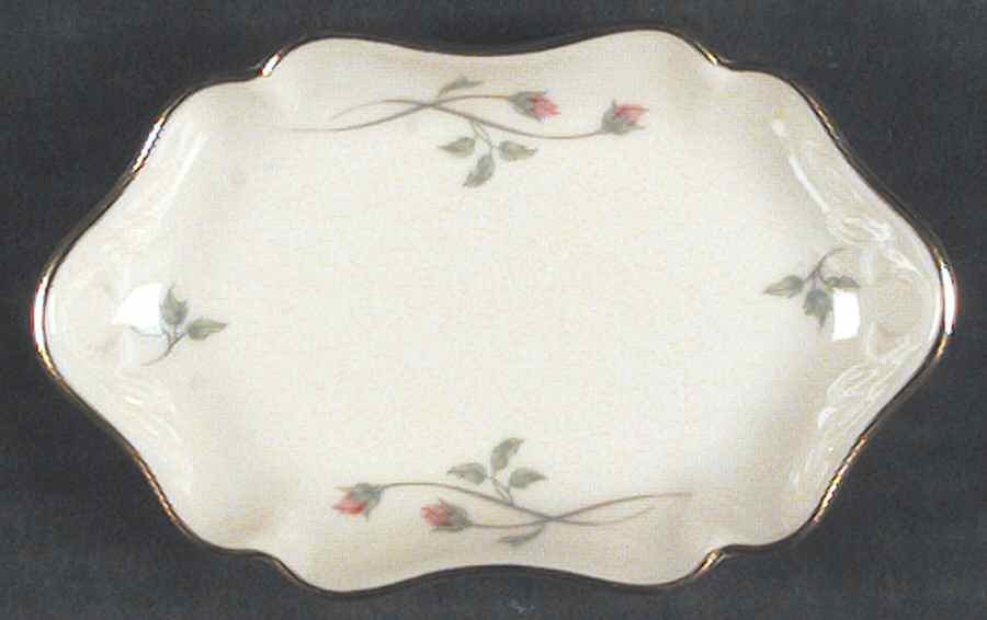 Rose Manor Pink Silver Tray by Lenox-1