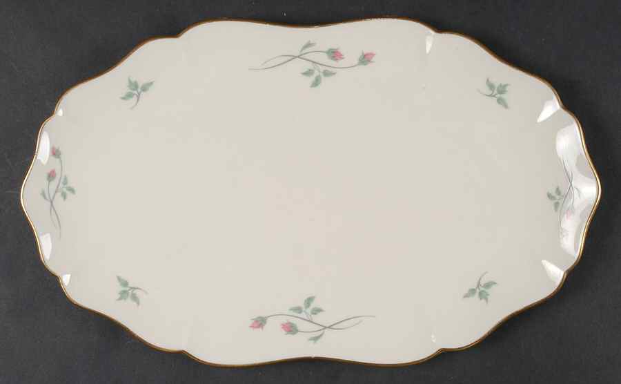 Rose Manor Pink Large Oblong Tray by Lenox-1