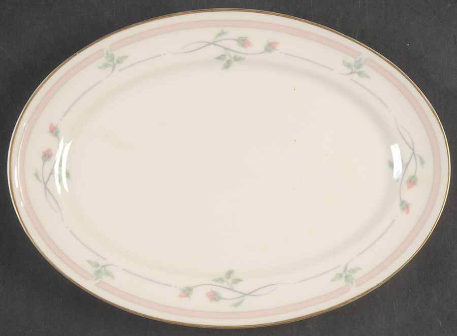 Rose Manor Pink Relish/Gravy Underplate by Lenox-1
