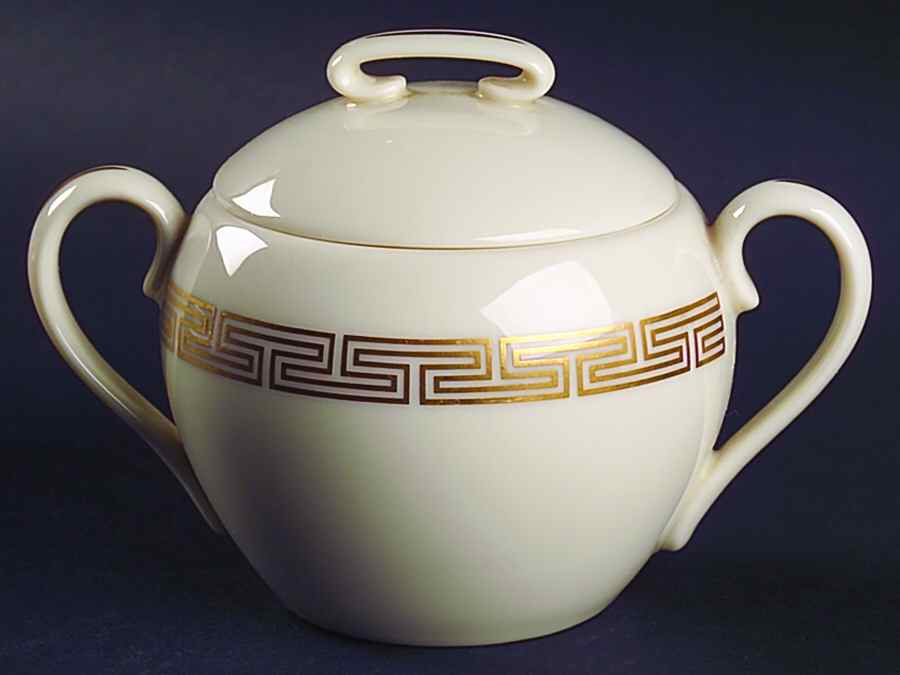 Rondelle Sugar Bowl & Lid by Lenox-1