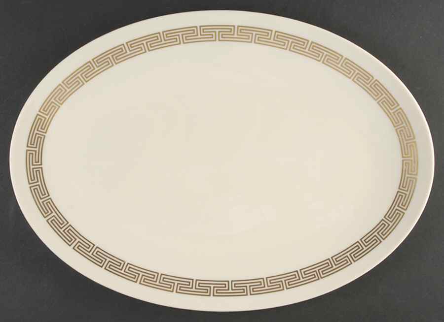 Rondelle 16" Oval Serving Platter by Lenox-1