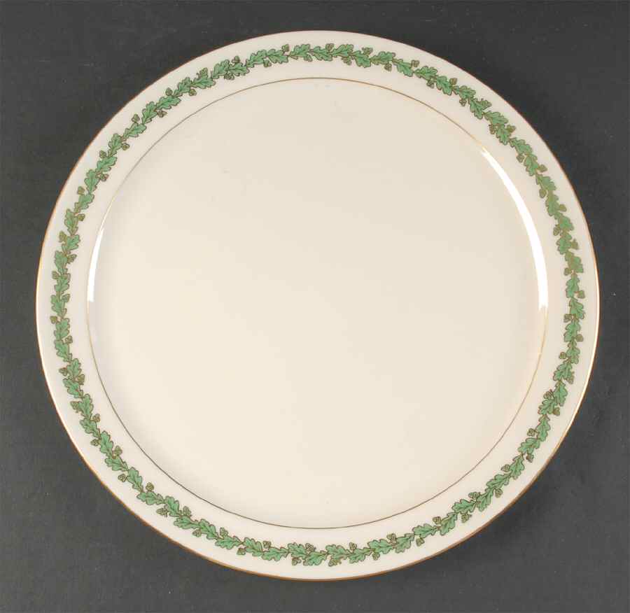 Royal Oak Green 12" Chop Plate (Round Platter) by Lenox-1