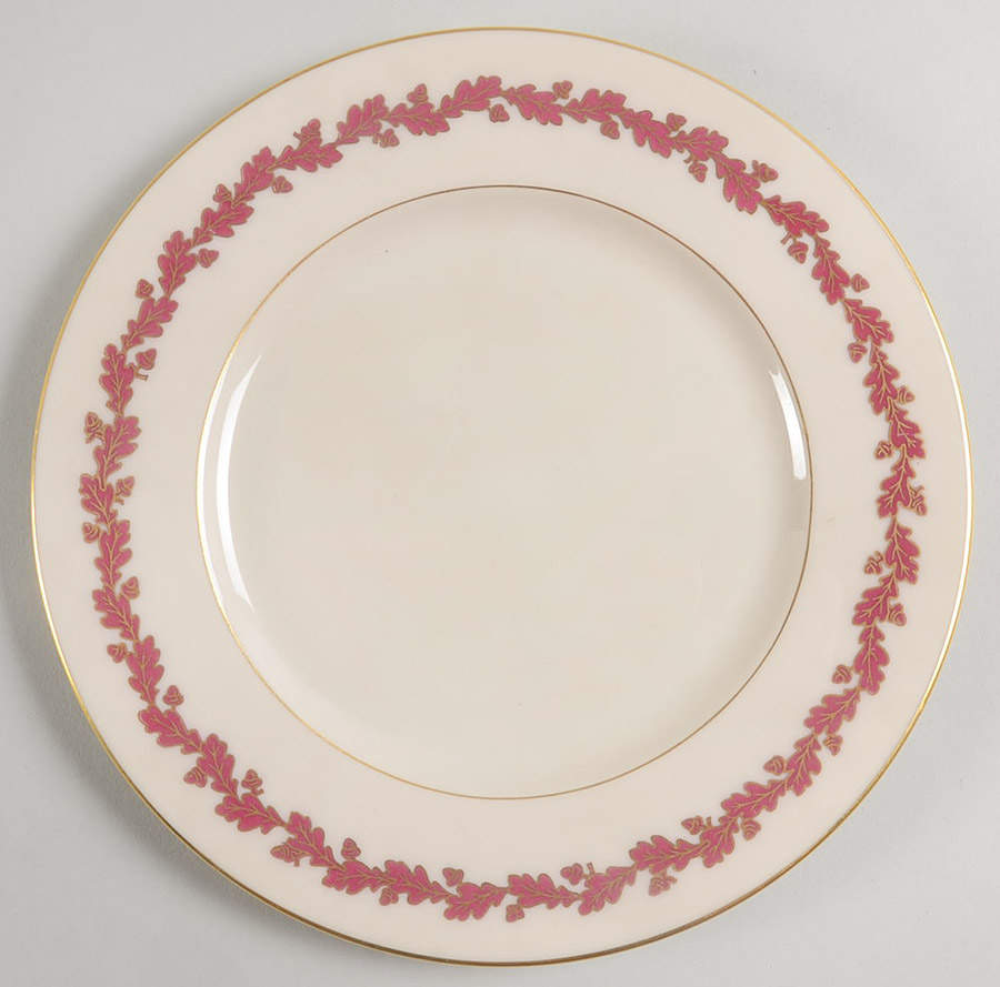 Royal Oak Maroon Salad Plate by Lenox-1