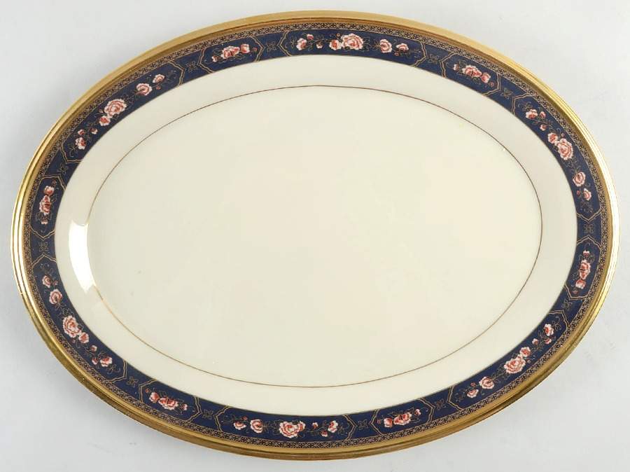 Royal Peony 16" Oval Serving Platter by Lenox-1