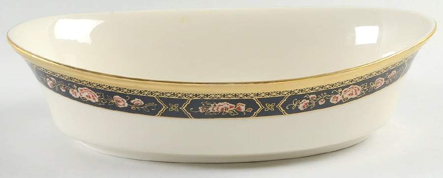 Royal Peony 10" Oval Vegetable Bowl by Lenox-1
