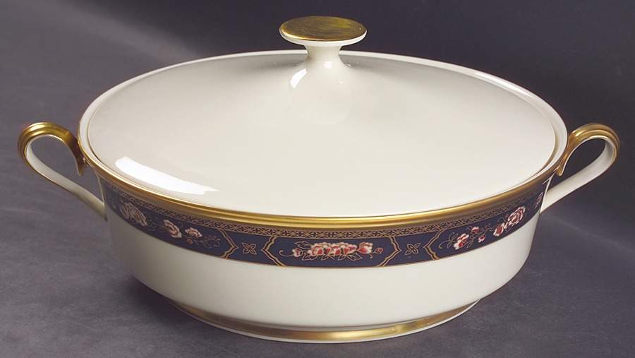 Royal Peony Round Covered Vegetable by Lenox-1