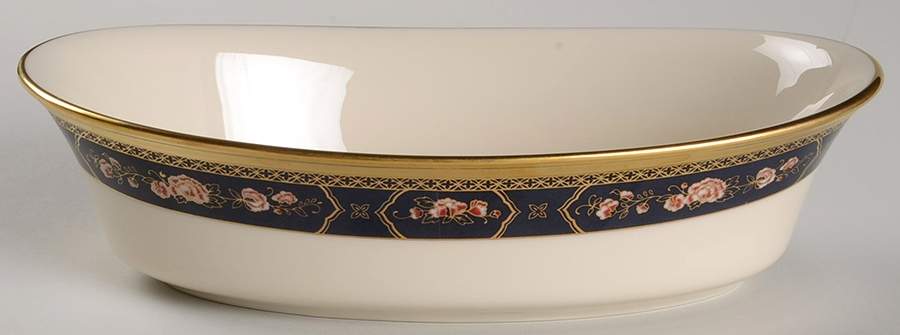 Royal Peony 8" Oval Vegetable Bowl by Lenox-1