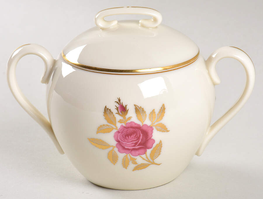 Roselyn Sugar Bowl & Lid by Lenox-1