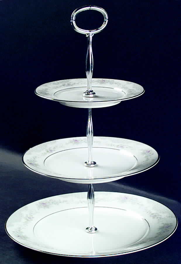 Rosamond 13 7/8"-14 1/4" 3-Tiered Serving Tray(DP,SP,BB) HC by Lenox-1