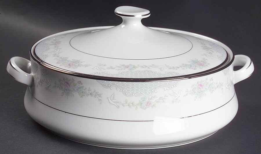 Rosamond Round Covered Vegetable by Lenox-1