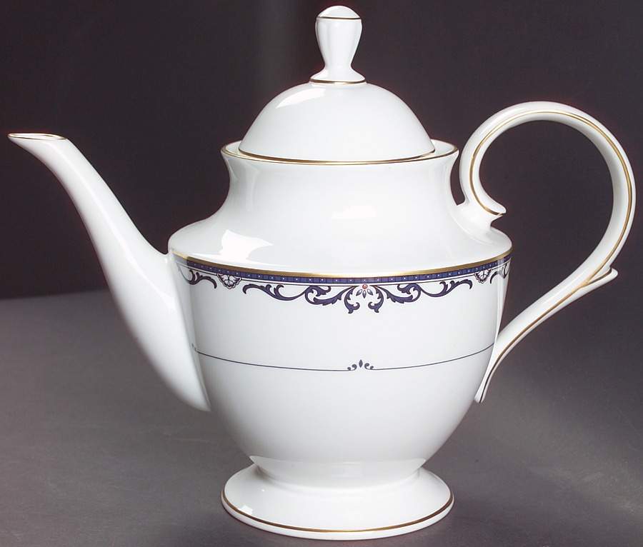 Royal Scroll Teapot & Lid by Lenox-1
