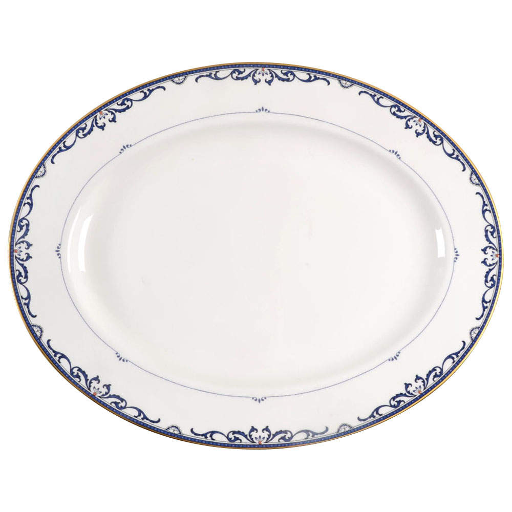 Royal Scroll 16" Oval Serving Platter by Lenox-1