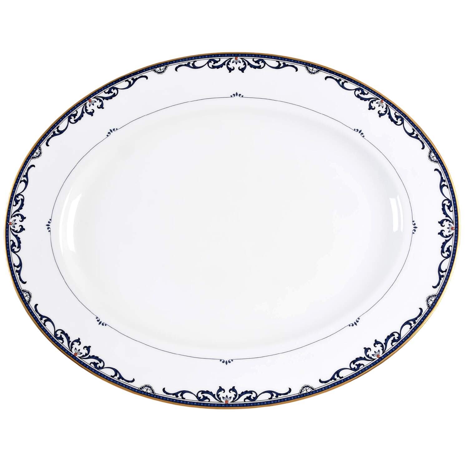 Royal Scroll 16" Oval Serving Platter by Lenox-1