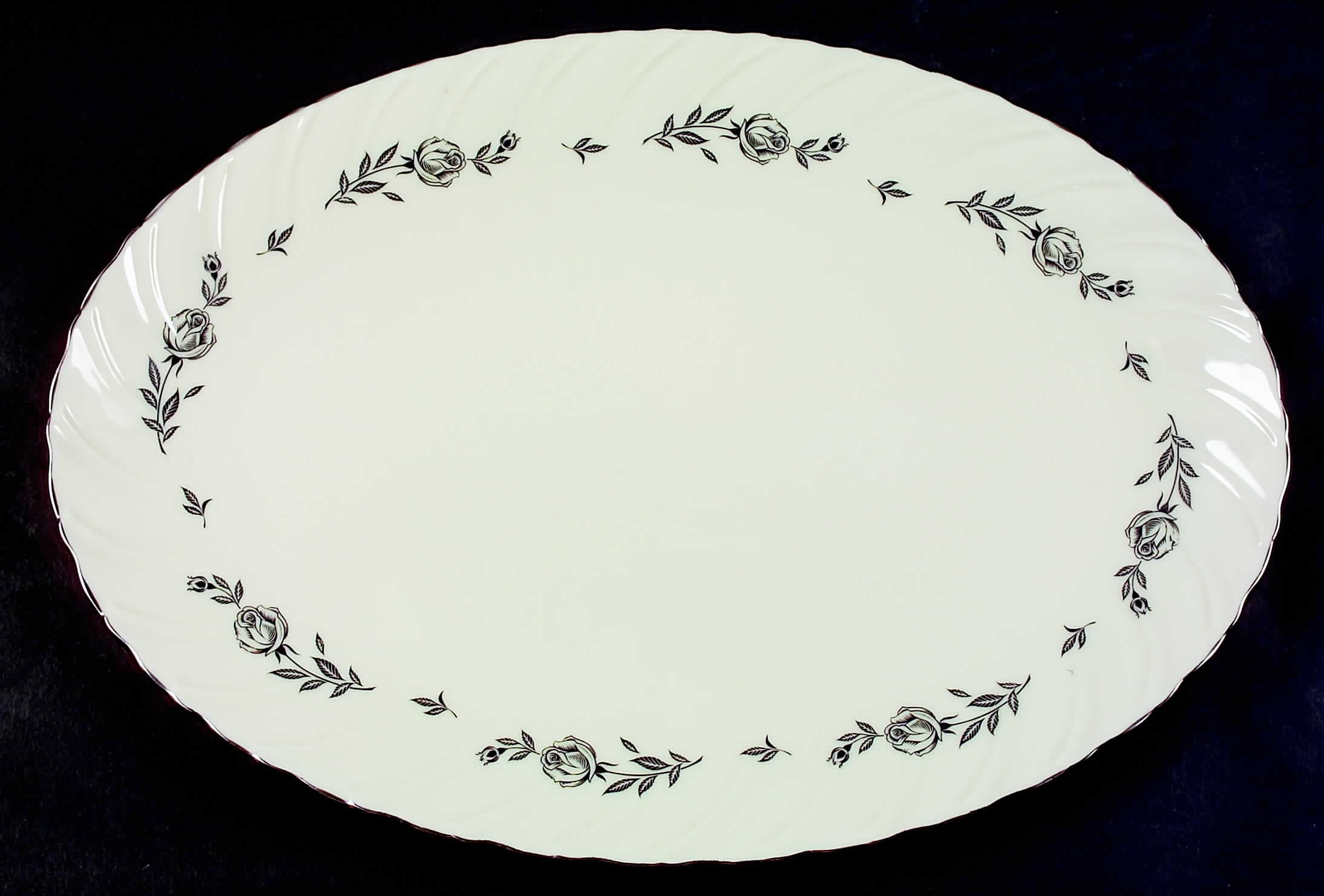 Rosemont 16" Oval Serving Platter by Lenox-1