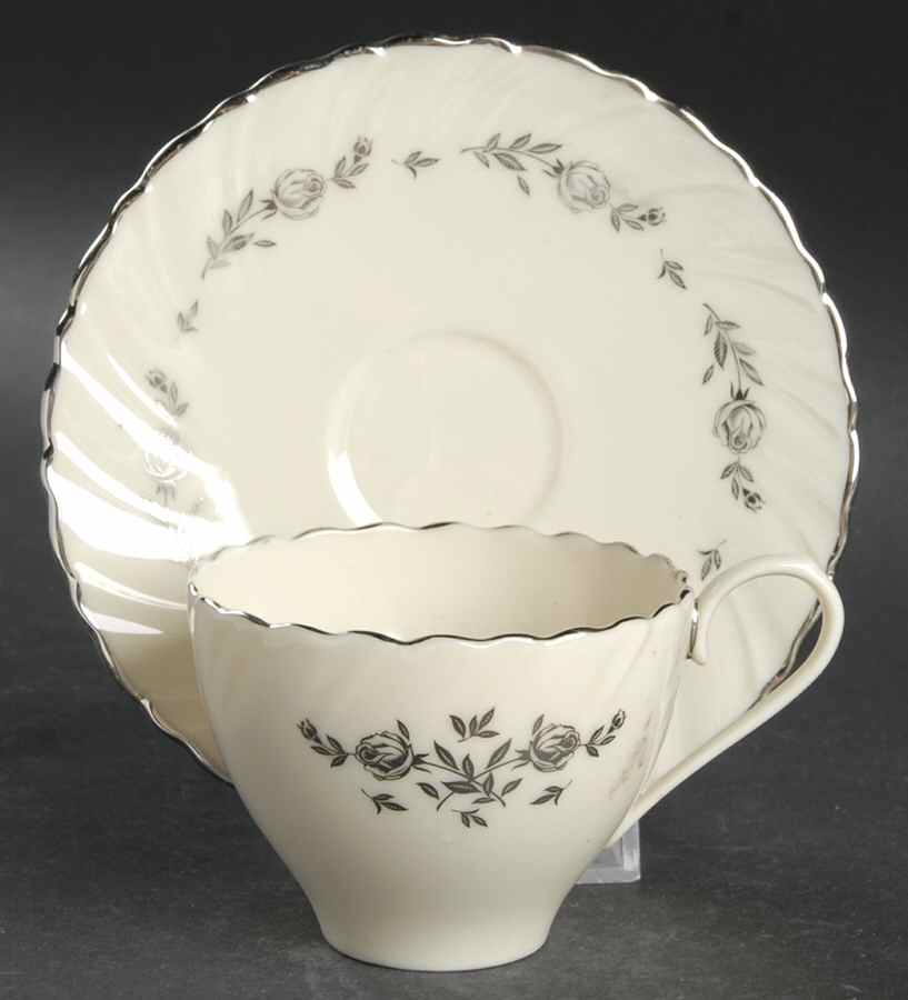 Rosemont Flat Demitasse Cup & Saucer Set by Lenox-1