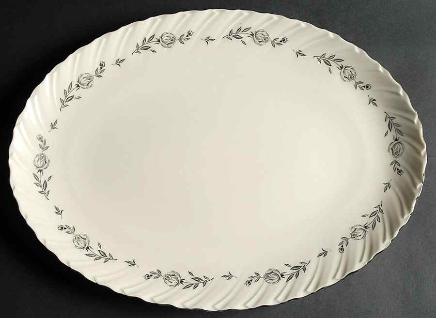 Rosemont 17" Oval Serving Platter by Lenox-1