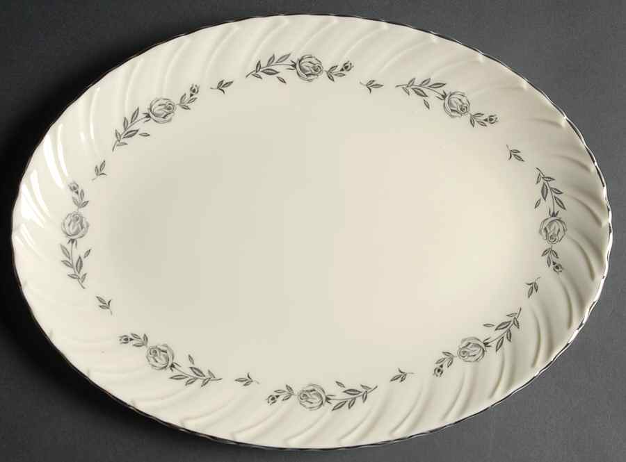 Rosemont 14" Oval Serving Platter by Lenox-1