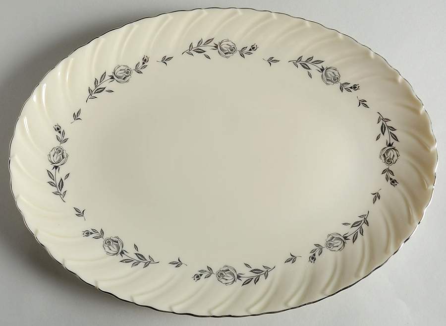 Rosemont 13" Oval Serving Platter by Lenox-1