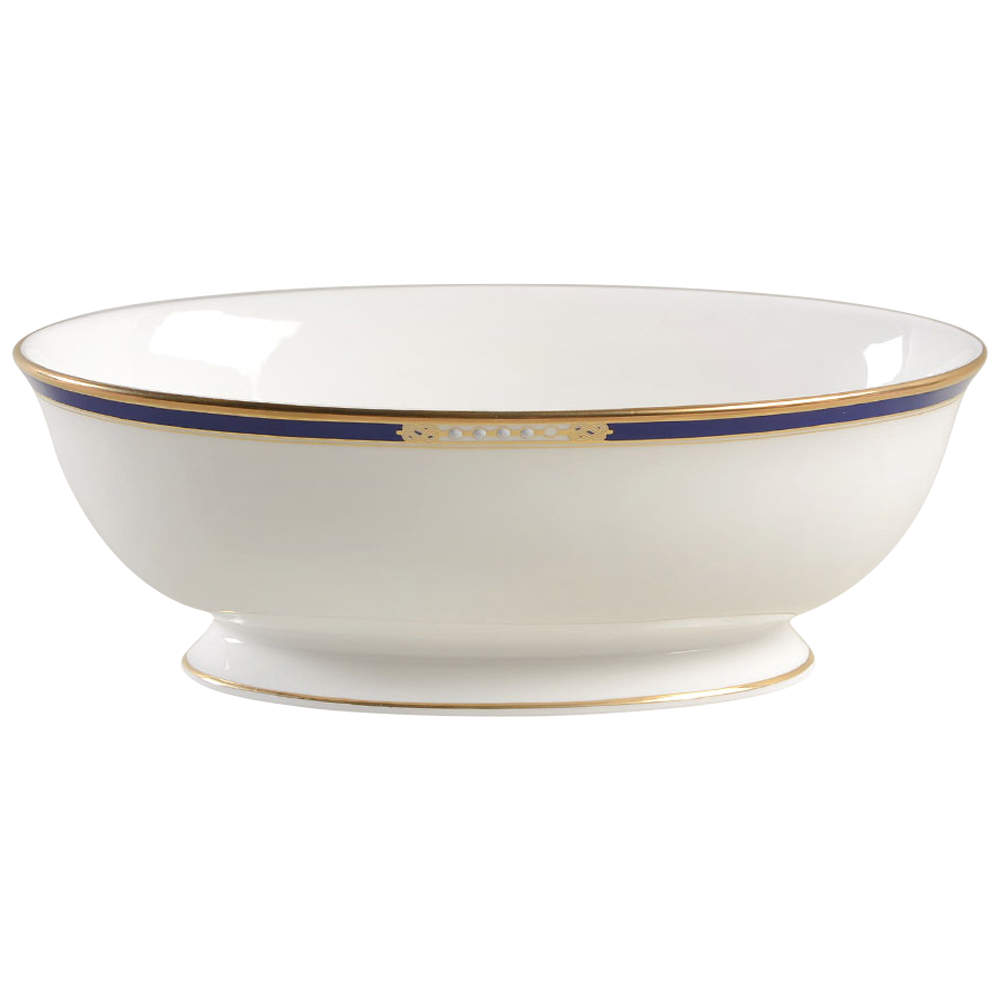 Royal Treasure 9" Oval Vegetable Bowl by Lenox-1